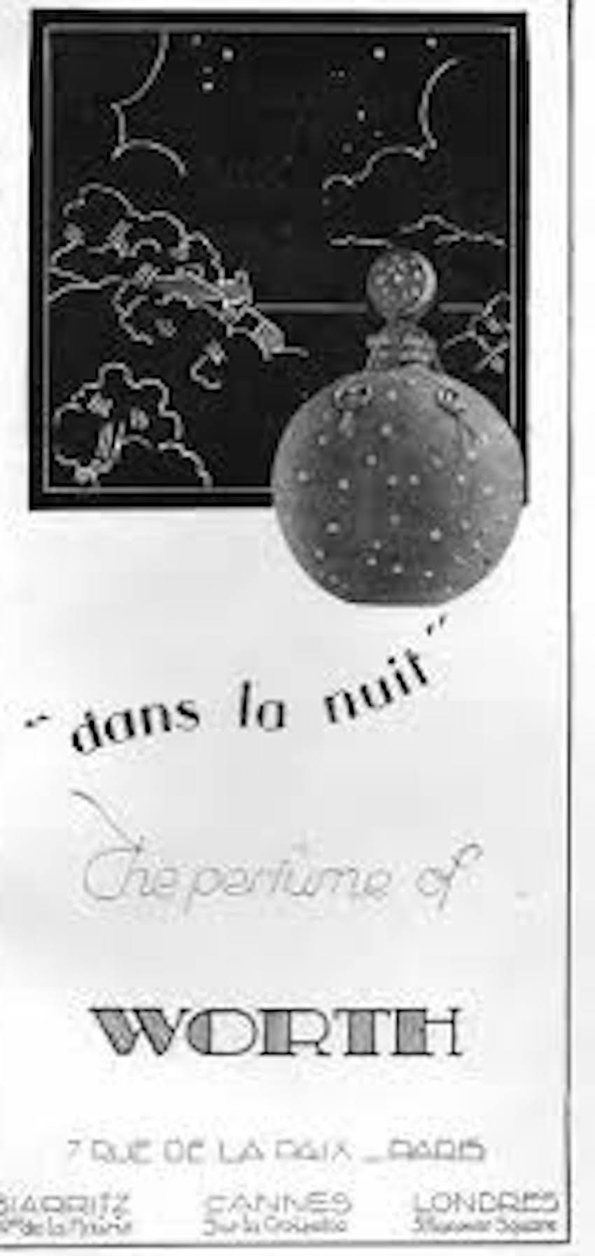 DANS LA NUIT by WORTH (1924) | The Black Narcissus